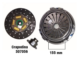 KIT DE EMBRAGUES LIVIANOS IVECO DAILY 35S14/45S14/55C16 3.0 16V D 07/.. DIAMETRO: 280MM / 10 ESTRIAS_
