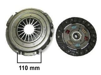 CONJUNTOS PLACA/DISCO EMBRAGUE CHEVROLET CORSA 1.1 - 1.4 DIAMETRO: 190 MM / 14 ESTRIAS_