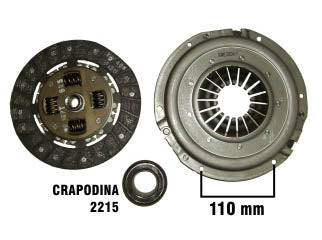 KIT DE EMBRAGUES LIVIANOS CHEVROLET CORSA 1.6 8V-1.6 16V DIAMETRO 200 MM - 14 ESTRIAS - CRAPODINA 2215_