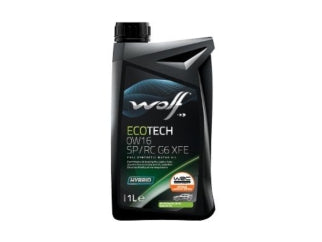 ACEITES MOTOR LATA 1 LITRO ACEITE SINTETICO WOLF ECOTECH 0W16 SP/RC G6 XFE X 1 L - PACK X12
