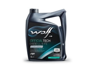 ACEITES MOTOR BIDON ACEITE SINTETICO WOLF OFFICIALTECH 0W30 LL III FE X 5 L - PACK X4