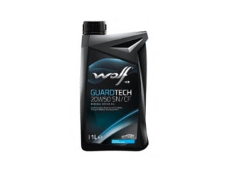 ACEITES MOTOR LATA 1 LITRO ACEITE MINERAL WOLF GUARDTECH 20W50 SN/CF X 1 L - PACK X12