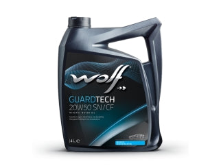 ACEITES MOTOR BIDON ACEITE MINERAL WOLF GUARDTECH 20W50 SN/CF X 4 L - PACK X4