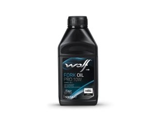 ACEITE MOTOS SUSPENSION ACEITE HORQUILLAS Y AMORTIGUADORES WOLF FORK OIL PRO 10W X 500 ML_