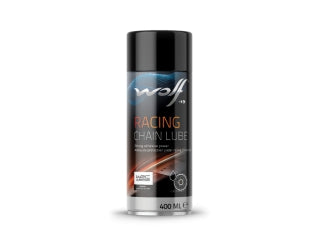 LUBRICANTES Y GRASAS MOTOS ACEITE CADENA WOLF RACING CHAIN LUBE - LUBRICANTE PARA CADENAS SPRAY BLANCO X 400 ML_