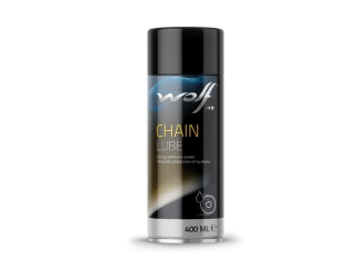 LUBRICANTES Y GRASAS MOTOS ACEITE CADENA WOLF CHAIN LUBE - LUBRICANTE PARA CADENAS SPRAY TRANSPARENTE X 400 ML_