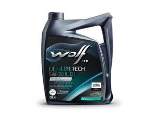 ACEITES MOTOR BIDON ACEITE SINTETICO WOLF OFFICIALTECH 5W20 IL D1 X 4 L - PACK X4