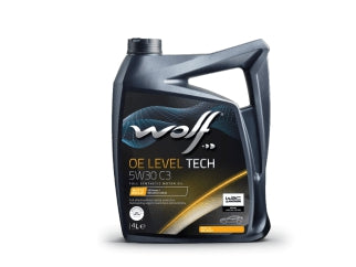 ACEITES MOTOR BIDON ACEITE SINTETICO WOLF OE LEVEL TECH 5W30 C3 X 4 L - PACK X4