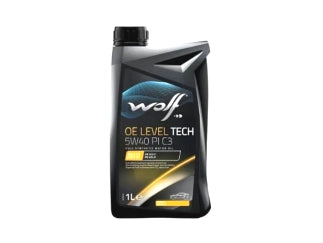 ACEITES MOTOR LATA 1 LITRO ACEITE SINTETICO WOLF OE LEVEL TECH 5W40 PI C3 X 1 L - PACK X12
