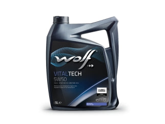 ACEITES MOTOR BIDON ACEITE SINTETICO WOLF VITALTECH 5W50 IDEAL USO INTENSIVO Y CONDUCCION DEPORTIVA X 1 L - PACK X4