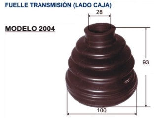 FUELLES DE TRANSMISION TOYOTA HILUX 01-.. FUELLE TRANSMISION LADO CAJA_