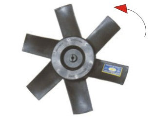 HELICES PEUGEOT 505 GAMMA 88-94 C/AA SOPLANTE ANTI HORARIO - 6 ASPAS - DIAMETRO 306MM - AGUJERO CENTRAL 8MM_