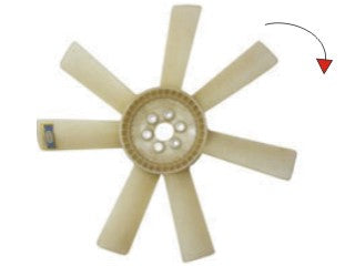 HELICES MERCEDES BENZ FRONTAL 710/813/913 MOTOR BRASILERO ASPIRANTE DIAMETRO 530 MM_