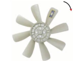 HELICES RENAULT TRAFIC 2.1 D ASPIRANTE DIAMETRO 359MM - PALETA BLANCA_