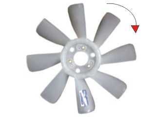 HELICES PEUGEOT 504 GR-GR II-XSD NAFTA-DIESEL / RASTROJERO 1RA SERIE ASPIRANTE DIAMETRO 352MM - PALETA GRIS_
