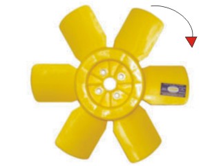 HELICES RENAULT 12 ASPIRANTE DIAMETRO 300 MM - PALETA AMARILLA_