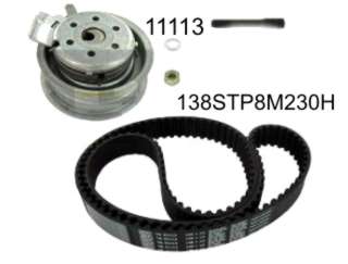 KIT DISTRIBUCION TENSOR+CORREA VOLKSWAGEN GOLF/BORA/VENTO/NEW BEETLE / AUDI A3/A4 / SEAT  1.6 16V MOTOR AEH/AKL_