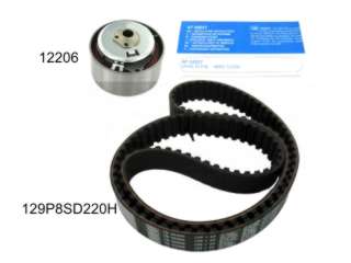 KIT DISTRIBUCION TENSOR+CORREA FIAT PALIO/SIENA 1.3 8V 09/... 1.4 16V 06/... C/TENSOR 12206_
