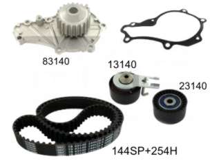 KIT DISTRI TENSOR+CORREA+BOMBA PEUGEOT 207 / CITROEN C3 1.4 HDI / FORD FIESTA/ECOSPORT 1.4 TDCI KIT CON BOMBA DE AGUA_