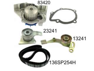 KIT DISTRI TENSOR+CORREA+BOMBA PEUGEOT 306/405/PARTNER/EXPERT/BOXER/CITROEN JUMPER/BERLINGO/C15/FIAT DUCATTO + BOMBA 83420 _