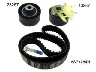KIT DISTRIBUCION TENSOR+CORREA PEUGEOT 307/407/508/EXPERT TEPEE  / CITROEN C4/C5 2.0 HDI DW10BTED4_