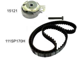 KIT DISTRIBUCION TENSOR+CORREA CHEVROLET CORSA/MERIVA/KADETT / OPEL  1.6 8V 94/09 / SUZUKI FUN 1.0 - 1.4 03/10_