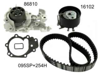KIT DISTRI TENSOR+CORREA+BOMBA RENAULT CLIO II/MIO/KANGOO 1.2 16V (D4F) + BOMBA 86810_