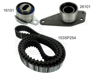 KIT DISTRIBUCION TENSOR+CORREA RENAULT CLIO/MEGANE/R19/SCENIC 1.9 D - DT F8Q 96/.. SIN ENGRANAJE VKM 26125_