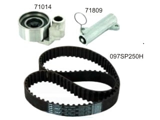 KIT DISTRIBUCION TENSOR+CORREA TOYOTA HILUX 05/.. 2.5 D - 3.0 D 2KD-1KD - CON PISTON HIDRAULICO_