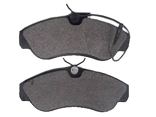 PASTILLAS DE FRENOS LIVIANOS PEUGEOT BOXER / CITROEN JUMPER / FIAT DUCATO MAXI 2.5 TDI-2.8 DELANTERA 160X64X18.7MM CON SENSOR_