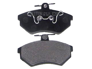 PASTILLAS DE FRENOS LIVIANOS VOLKSWAGEN GOLF/POLO/PASSAT / SEAT TOLEDO/CORDOBA DELANTERA GRUESA C/FLEJE EN RESPALDO ENGANCHE 12MM