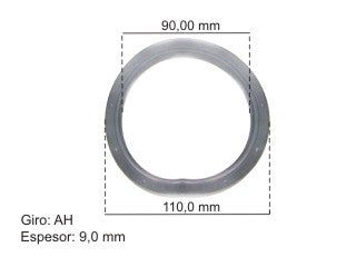 RETENES MOTOR LIVIANOS PEUGEOT 205 1.6 XU5-2.0 XU9JAZ/306/405 1.9 D XUD9 BANCADA TRASERO 90X110X11 MM_