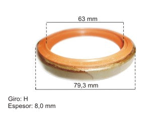 RETENES DE RUEDA PESADOS MERCEDES BENZ L 608-710-913-1215-1615/OF 1214-1215-1316-1320-1420 RUEDA DELANTERA 62.00X80.00X9.50_