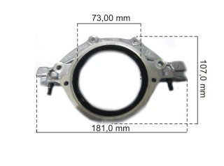 RETENES MOTOR LIVIANOS FIAT UNO/FIORINO 1.3 8V FIRE RETEN BANCADA CIGUENAL TRASERO TIPO ORIGINAL ALUMINIO 74 MM - GIRO AH_
