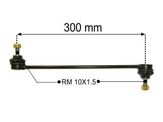 BIELETAS DE SUSPENSION PEUGEOT PARTNER / CITROEN BERLINGO DELANTERA LARGO 303MM_