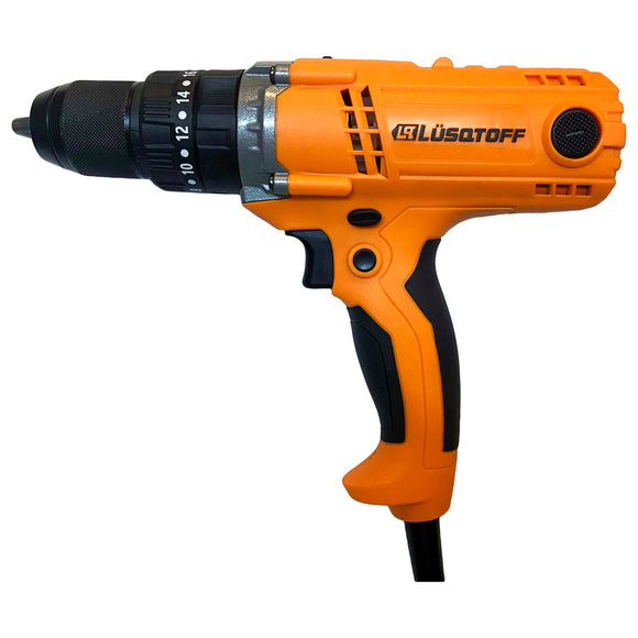 LUSQTOFF TALADRO PERCUTOR Y ATORNILLADOR 10mm - 450W