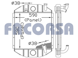 MERCEDES BENZ-RADIADORES-RA M.BENZ 1112/1114/1115/2013 TURBO -  CONSULTAR STOCK