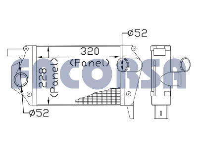 FORD-PANEL INTERCOOLER-PA IN FORD F100 THERMIUM -  CONSULTAR STOCK