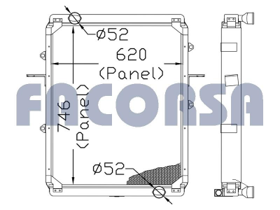 FORD CAMIONES-RADIADORES-RA FORD CAMIONES CARGO 1622/2422 -  CONSULTAR STOCK