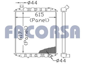 MERCEDES BENZ-RADIADORES-RA M.BENZ 1418 OF 1721 1722 L 1622 LS 17 -  CONSULTAR STOCK