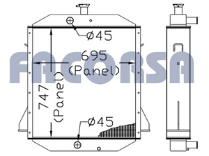 VARIOS-RADIADORES-RA CHENG GONG TQMMM ZL30B CARG FRONTAL -  CONSULTAR STOCK