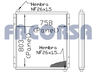 MASSEY F.-ENFRIADORES DE ACEITE-EN MASSEY F. 6855 COSECHADORA -  CONSULTAR STOCK