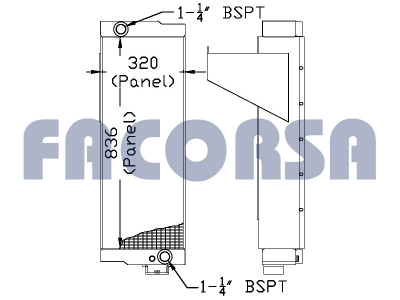 J.DEERE-ENFRIADORES DE ACEITE-EN J.DEERE 750 D6 -  CONSULTAR STOCK