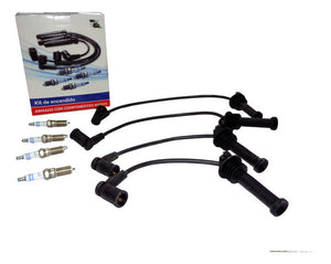 Kit Cables + 4 Bujías Ford Ecosport 03/1