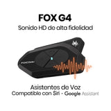 Intercomunicador Moto Foxcomm G4 Bluetooth Multiusuario 4