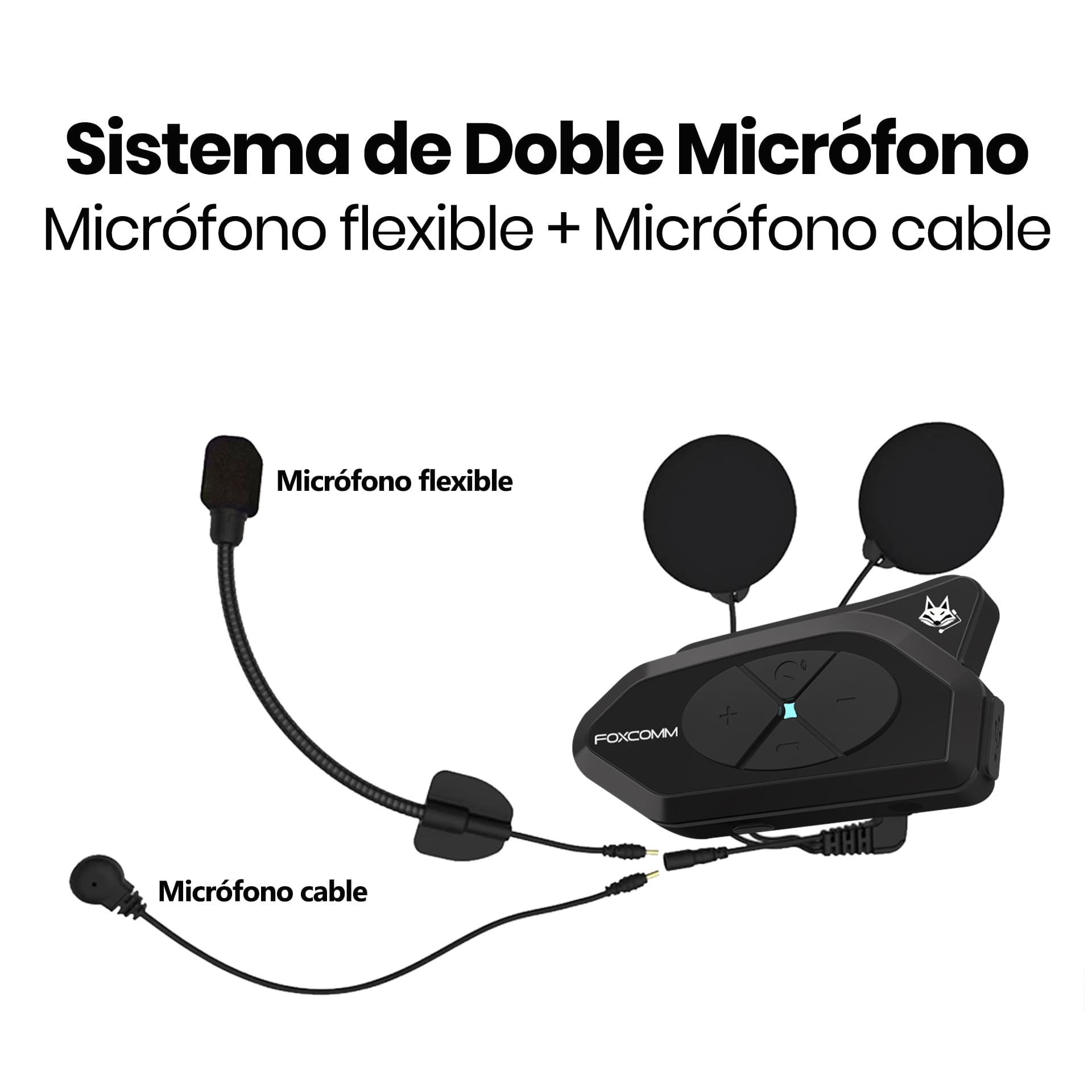 Intercomunicador Moto Foxcomm G4 Bluetooth Multiusuario 4 – Potenza e-market