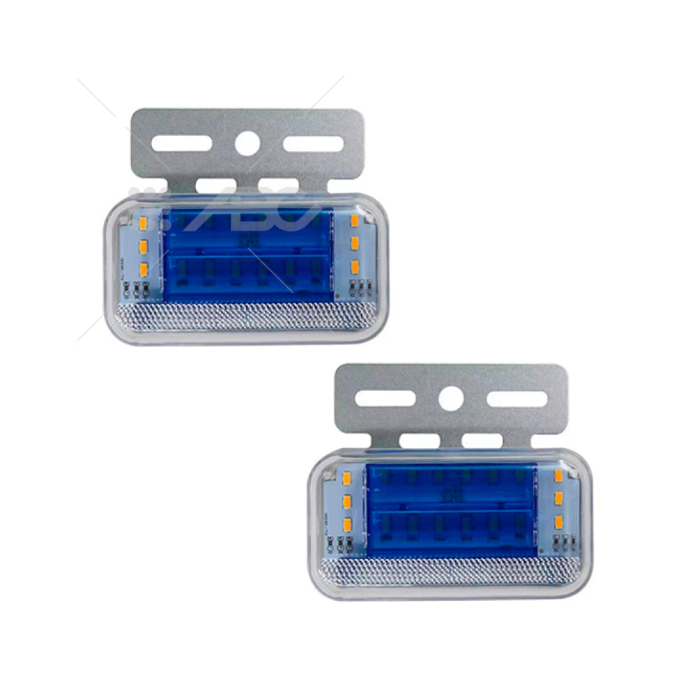 JUEGO DE FAROS LED LATERALES - 12V - AZUL