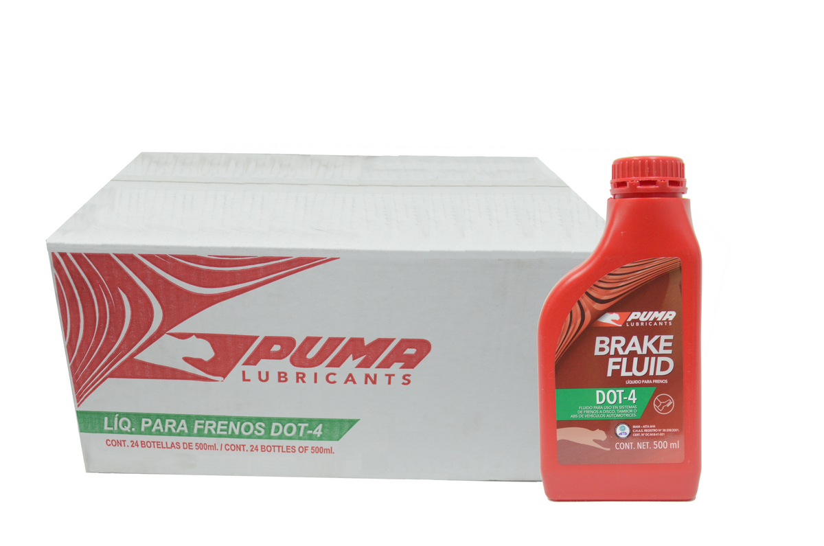 PUMA BRAKE FLUID DOT 4 Caja 24 x 500 cc