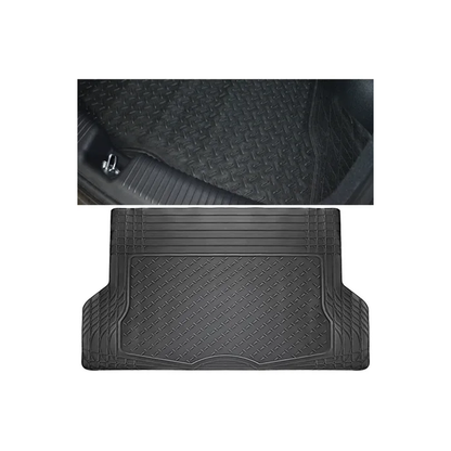 ALFOMBRA DE PVC PARA BAUL NEGRA 110CM X 140CM - TROQUELADA PARA RECORTAR Y ADAPTAR A TODOS LOS VEHICULOS
