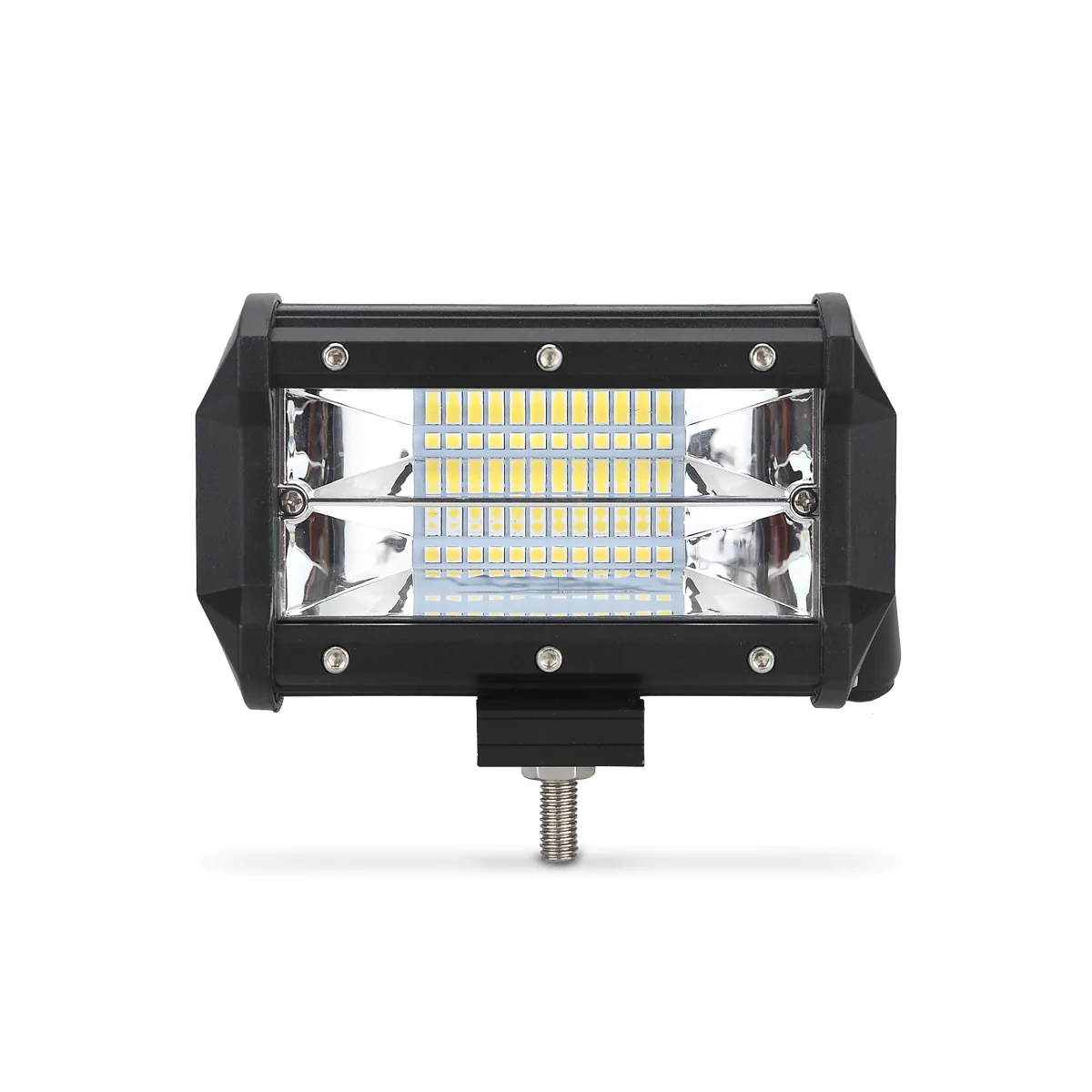 BARRA DE LED DE 36 WATTS CON DISPLAY 3030 SMD ILUMINACIÓN  - 13.5 CM DE LARGO COLOR BLANCO - CARCAZA DE ALUMINIO - HAZ DE LUZ SPOT